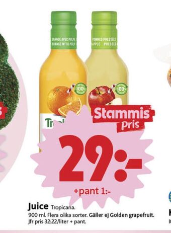 ICA Nära Tropicana juice erbjuda