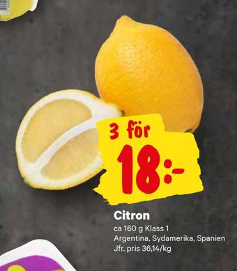 City Gross Citron erbjuda