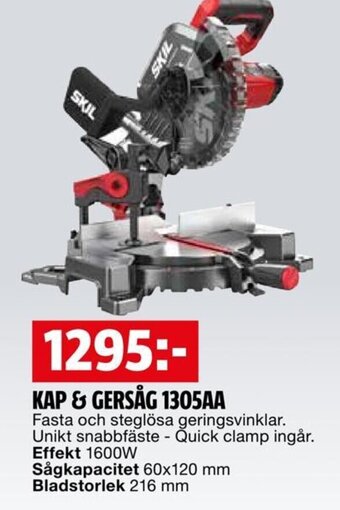 Bauhaus SKIL KAP & GERSÅG 1305AA erbjuda