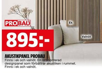 Bauhaus AKUSTIKPANEL PROBAU erbjuda