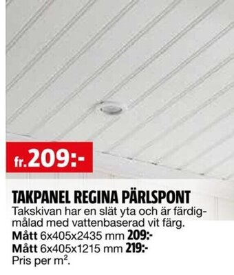 Bauhaus TAKPANEL REGINA PÄRLSPONT erbjuda