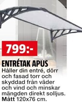 Bauhaus ENTRÉTAK APUS erbjuda