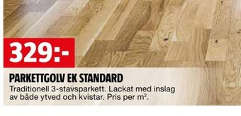 Bauhaus PARKETTGOLV EK STANDARD erbjuda