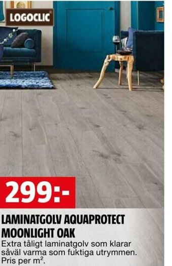 Bauhaus LAMINATGOLV AQUAPROTECT MOONLIGHT OAK erbjuda
