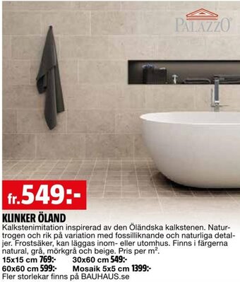 Bauhaus KLINKER ÖLAND erbjuda