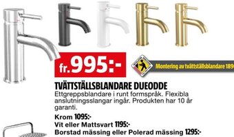 Bauhaus TVÄTTSTÄLLSBLANDARE DUEODDE erbjuda