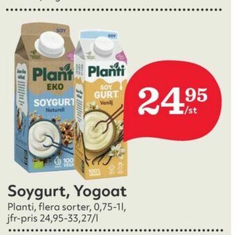Hemköp Soygurt Yoghurt alternativ erbjuda
