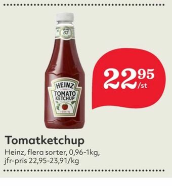 Hemköp Heinz Ketchup erbjuda