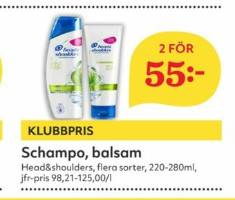 Hemköp Head&Shoulders Balsam erbjuda