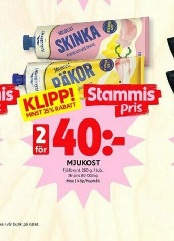 ICA Kvantum Fjällbrynt Mjukost erbjuda