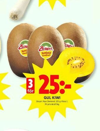 ICA Kvantum Zespri Gold Kiwi erbjuda