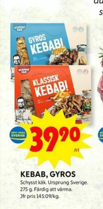 ICA Kvantum Schysst käk Färdigrätter erbjuda