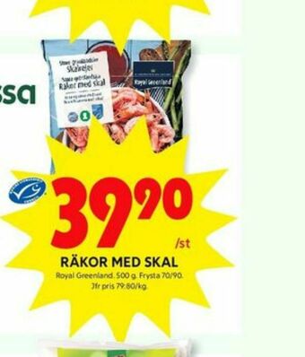 ICA Kvantum Royal Greenland Räkor med skal erbjuda