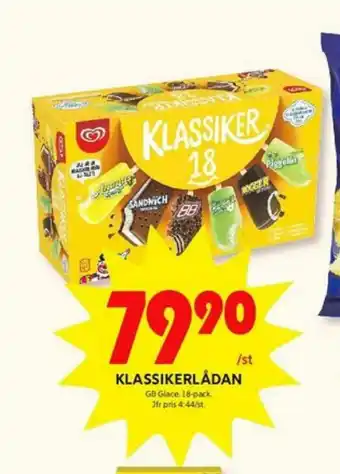 ICA Kvantum GB Klassiker Glasspinnar erbjuda