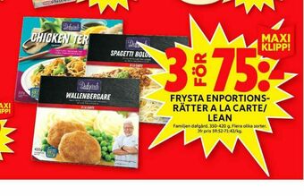 ICA Maxi Dafgårds Färdigrätter erbjuda
