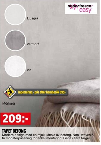 Bauhaus TAPET BETONG erbjuda