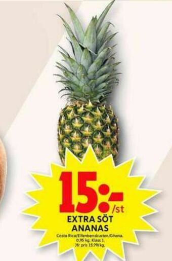 ICA Maxi Ananas erbjuda