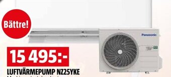Bauhaus LUFTVÄRMEPUMP NZ25YKE erbjuda