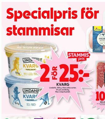 ICA Maxi Lindahls Kvarg erbjuda