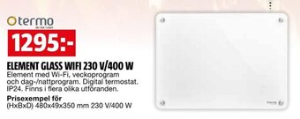 Bauhaus ELEMENT GLASS WIFI 230 V/400 W erbjuda