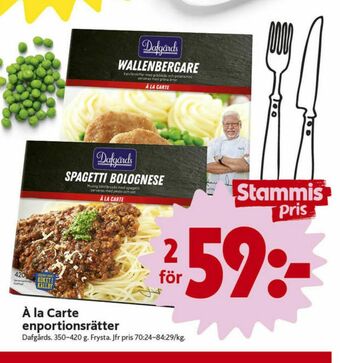 ICA Nära Dafgårds Färdigrätter erbjuda