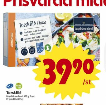 ICA Nära Royal Greenland Torskfilé erbjuda