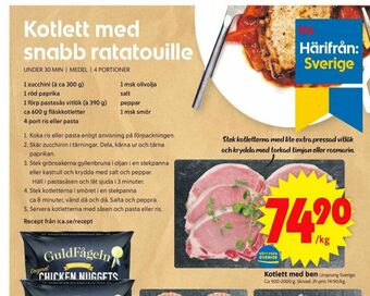 ICA Supermarket Kotletter erbjuda