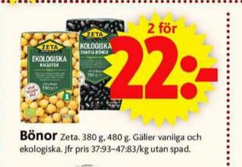 ICA Supermarket Zeta Bönor erbjuda