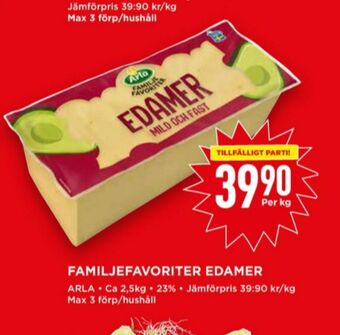 Willys Arla Edamer erbjuda