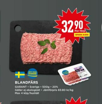 Willys Garant Blandfärs erbjuda