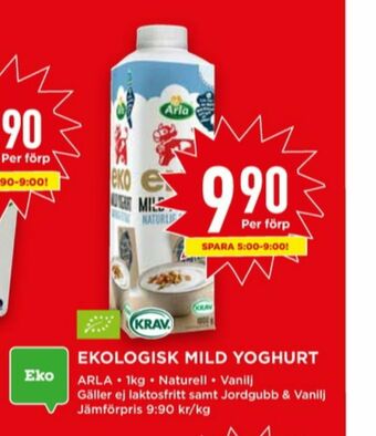 Willys Arla Yoghurt erbjuda