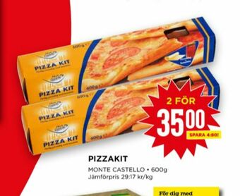 Willys Monte Castello Pizza kit erbjuda