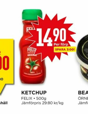 Willys Hemma Felix Ketchup erbjuda
