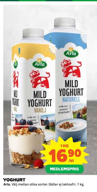 Coop Konsum Yoghurt erbjuda
