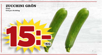 Din Mat Zucchini grön erbjuda