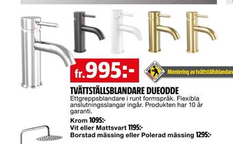 Bauhaus Tvättställsblandare dueodde erbjuda
