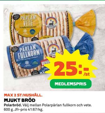 Mjukt bröd