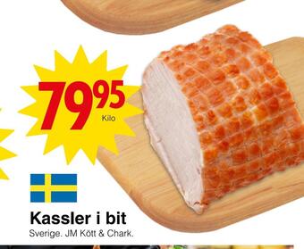 Matöppet Kassler i bit erbjuda