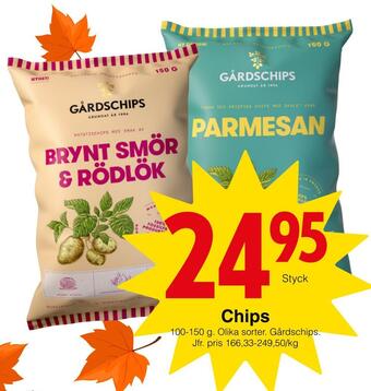 Matöppet Chips erbjuda