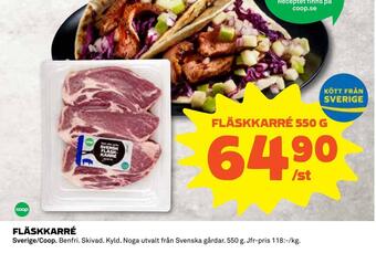Coop Konsum Fläskkarré erbjuda