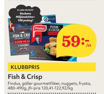 Hemköp Fish & crisp erbjuda
