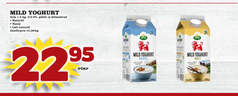 Nelins Mild yoghurt erbjuda