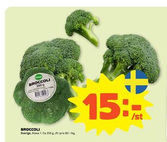 Coop Forum Broccoli erbjuda