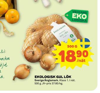 Coop Forum Ekologisk gul lök erbjuda