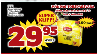 Nya Pulsen Te erbjuda