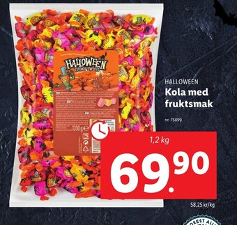 Lidl HALLOWEEN Kola med fruktsmak erbjuda