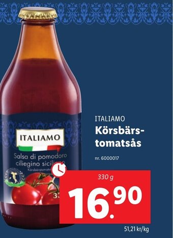 Lidl ITALIAMO Körsbärs-tomatsås erbjuda