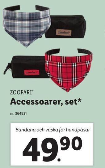 Lidl ZOOFARIⓇ Accessoarer, set erbjuda