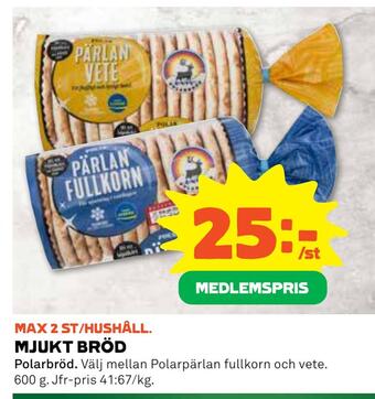 Coop Daglivs Mjukt bröd erbjuda
