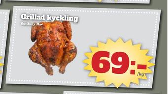 Bonum Matmarknad Grillad kyckling erbjuda